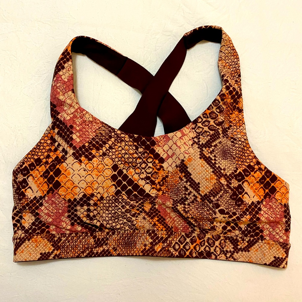 Old Navy Active Snake Print Sports Bra